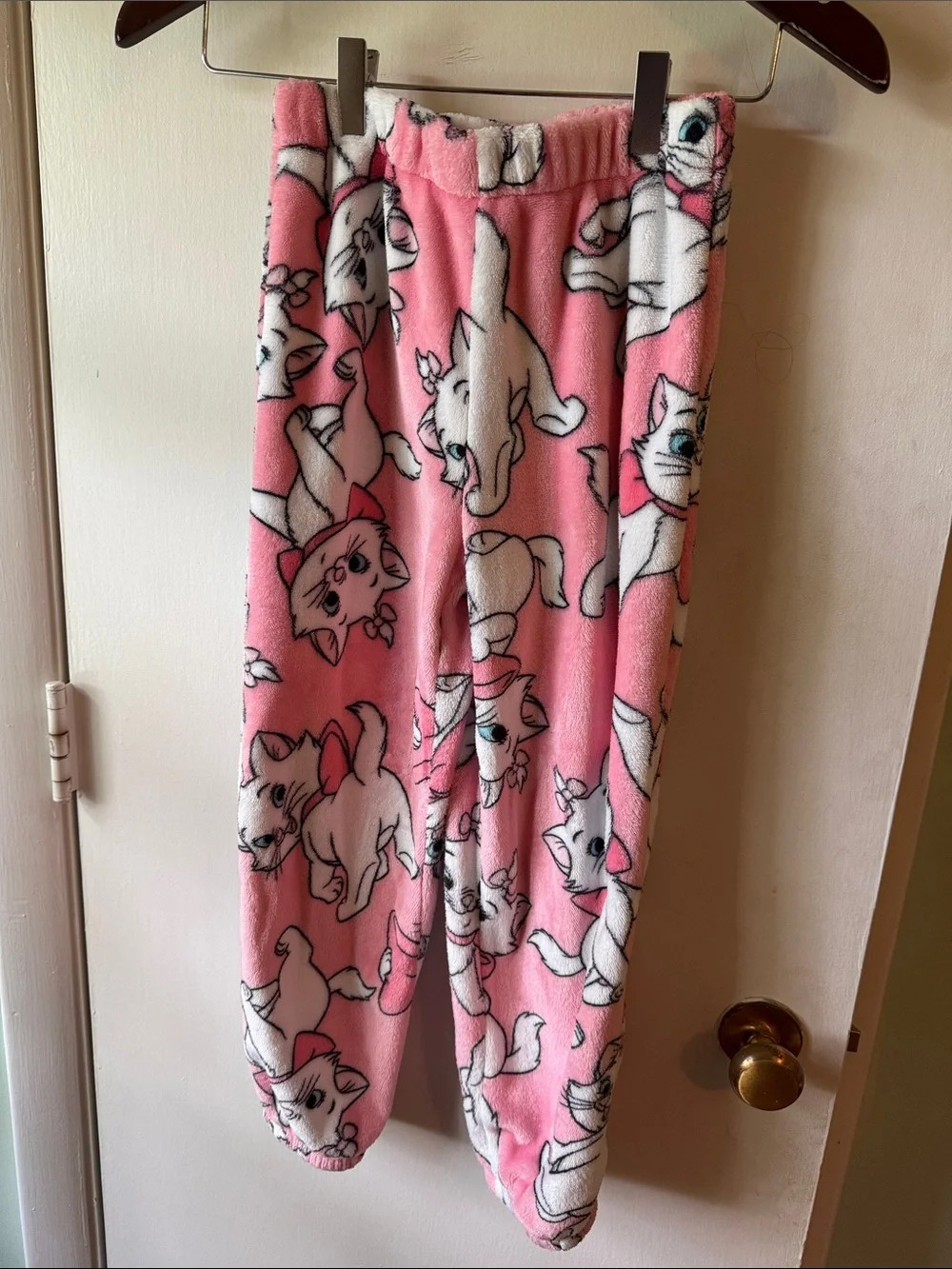 Disney Pink Marie Cat Fleece Pajama Set